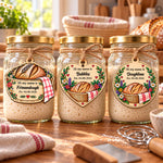 Custom Sourdough Starter Tag Gift For Sourdough Lovers - Personalized Ornament 1