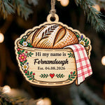 Custom Sourdough Starter Tag Gift For Sourdough Lovers - Personalized Ornament 3