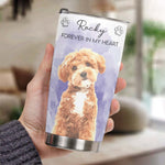 Custom Watercolor Pet Portrait Memorial Gifts - Personalized Tumbler 6