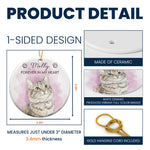 Custom Watercolor Pet Portrait Memorial Pet Loss Gift - Personalized Ornament 6