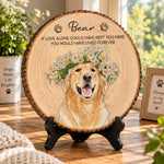 Custom Watercolor Pet Portrait Memorial Pet Loss Gift - Personalized Wooden Plaque 2