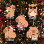 Cute Capybara Christmas Gift For Capybara Lovers - Personalized Ornament 1