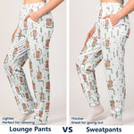 Cute Capybara Gift For Capybara Lovers - Personalized Lounge Pants 4