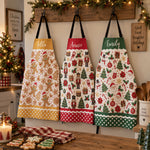 Cute Christmas Holiday, Nutcracker, Gingerbread Custom Name Gift For Mom, Grandma, Her - Personalized Apron 1