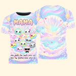 Cute Dumpling Custom Name Gift For Mom Grandma - Personalized Shirt 3