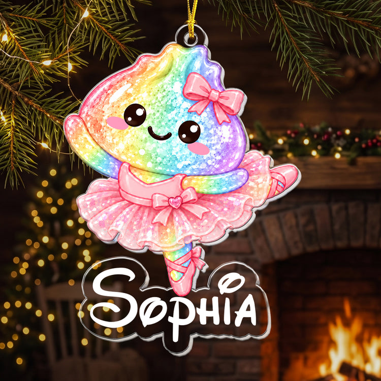 Cute Dumplings Ballet Gift For Squishy Hunter - Personalized Ornament 1