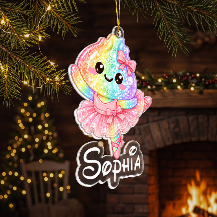 Cute Dumplings Ballet Gift For Squishy Hunter - Personalized Ornament 3
