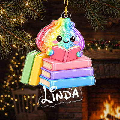 Cute Dumplings Book Lover Gift For Squishy Hunter - Personalized Ornament