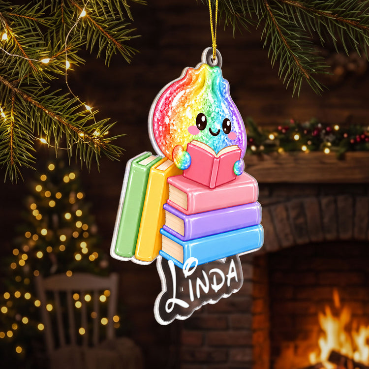 Cute Dumplings Book Lover Gift For Squishy Hunter - Personalized Ornament 3