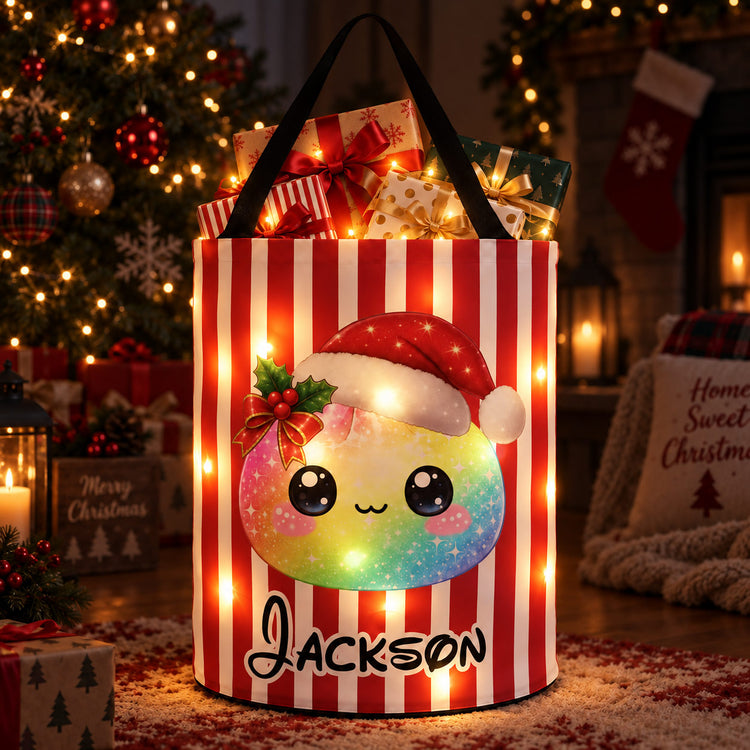 Cute Dumplings Custom Name Christmas Version - Personalized Basket 1