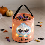 Cute Dumplings Custom Name - Personalized Halloween Basket 5