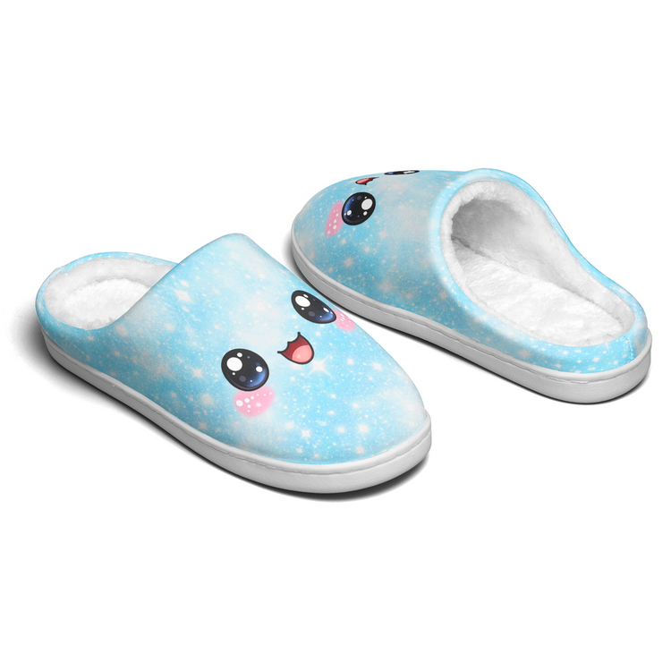 Cute Dumplings Emoji Gift For Squishy Hunter - Personalized Slippers 9