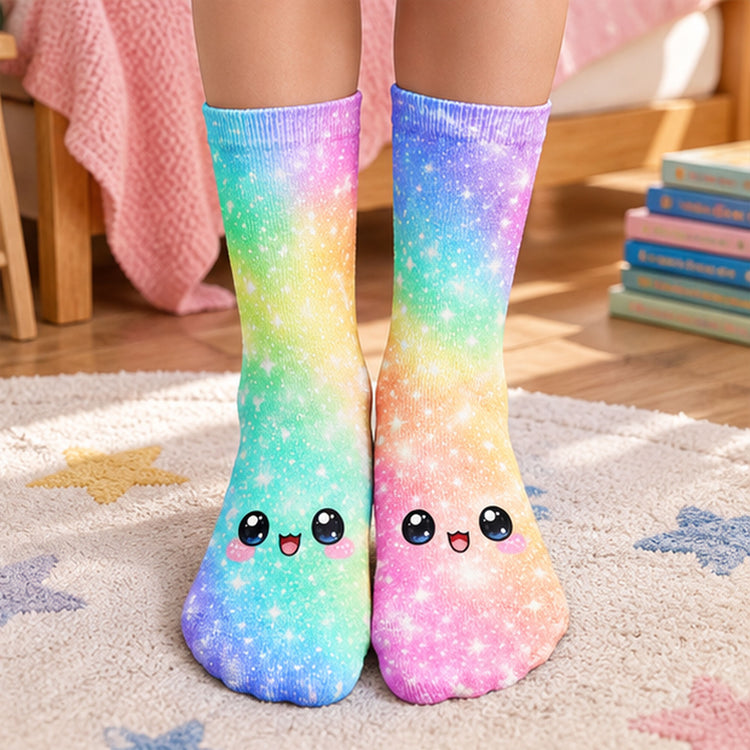 Cute Dumplings Emoji Gift For Squishy Hunter - Personalized Socks 1