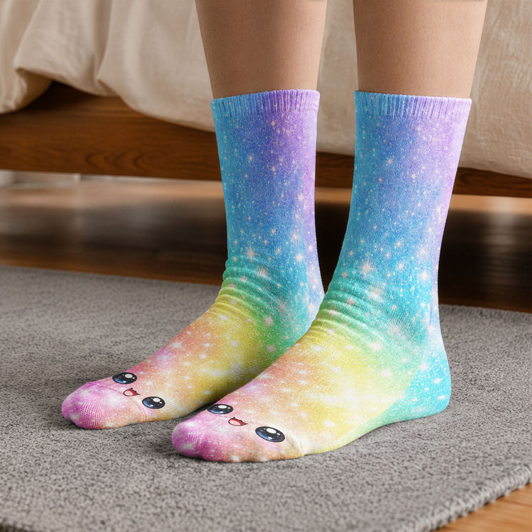 Cute Dumplings Emoji Gift For Squishy Hunter - Personalized Socks 5