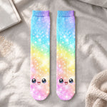 Cute Dumplings Emoji Gift For Squishy Hunter - Personalized Socks 7