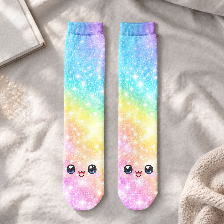 Cute Dumplings Emoji Gift For Squishy Hunter - Personalized Socks 7