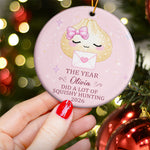 Cute Gift For Kids 2026 Cute Dumpling Squishy Hunter - Personalized Ornament 2