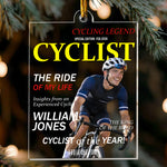 Cyclist Of The Year - Personalized Ornament 2