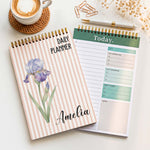 Daily Planner Custom Name, Birth Flower - Custom Planner 2