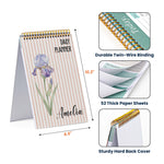 Daily Planner Custom Name, Birth Flower - Custom Planner 7