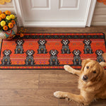 Day Of The Dead Dog Cat Pet Hispanic Mexican Flowers - Personalized Runner Rug 1