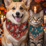 Dia De Los Muertos Custom Pet Photo Latinos Mexican - Personalized Bandana Collar 2