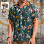 Dia De Los Muertos Custom Pet Photo Latinos Mexican - Personalized Hawaiian Shirt 1