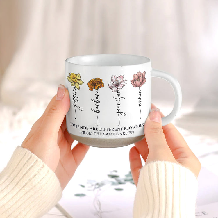 Diffrent Flowers From The Same Garden Gifts For Sisters, Friends - Personalized Mug 5