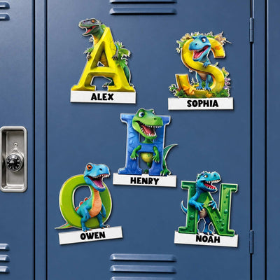 Dinosaur Alphabet - Personalized Magnet