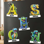 Dinosaur Alphabet - Personalized Magnet 3