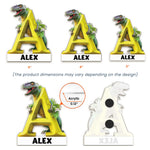 Dinosaur Alphabet - Personalized Magnet 4