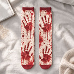 Do Not Disturb I'm Watching Horror Movies - Personalized Socks 4