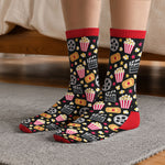 Do Not Disturb I'm Watching Movies - Movie Lovers Watching - Personalized Socks 2