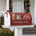 Dog Lover Mailbox Magnet Partial Cover, Home And Garden Decor For Mail Box - Personalized Mailbox Cover 3