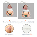Drive Safe, Daddy Mommy Papa Nana - 3D Cute Squishy Kid & Baby - Personalized Keychain 4