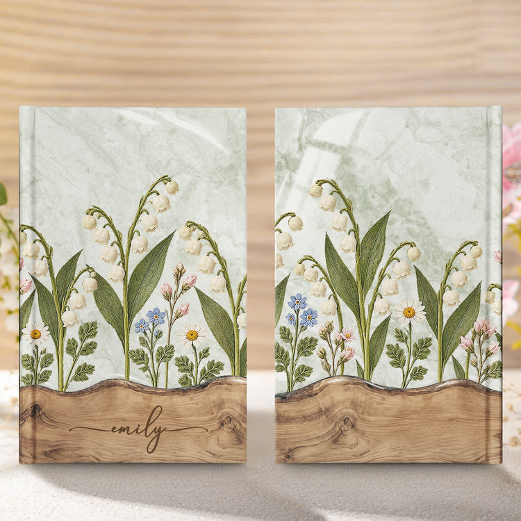 Dry Birth Month Flower Gift For Her Wife Daughter Sister Friend - Personalized Journal 3
