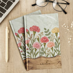 Dry Birth Month Flower Gift For Her Wife Daughter Sister Friend - Personalized Journal 6