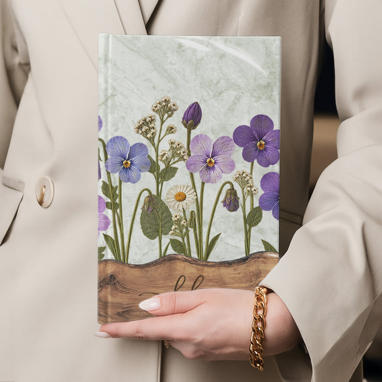 Dry Birth Month Flower Gift For Her Wife Daughter Sister Friend - Personalized Journal 7