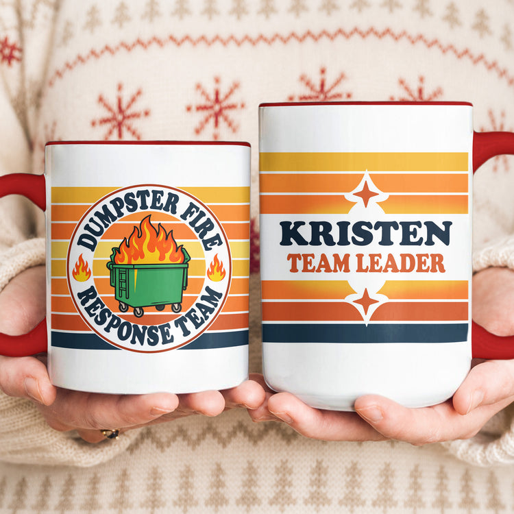 Dumpster Fire Response Team Bulk Gift For Team - Personalized Mug 5