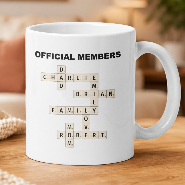 Dumpster Fire Response Team - Custom Crossword Names - Personalized Mug 3