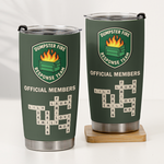 Dumpster Fire Response Team - Custom Crossword Names - Personalized Tumbler 3