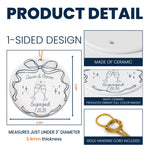 Engaged Ornament Custom Engagement Gifts For Couple First Christmas Engaged - Personalized Ornament 7