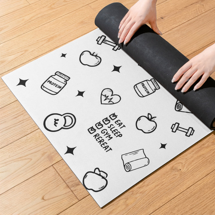 Exercise & Fitness Yoga Lovers Gifts For Her, Women - Personalized Yoga Mat 6