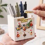 F-Caw-F Squad - Funny White Elephant Party Exchange Gift For Coworker Team - Personalized Pen Holder 2