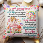 Fairy Girl, Fairy Flowers Custom Name, Gift For Granddaughter, Daughter, Little Girls - Personalized Pillow 3