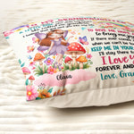 Fairy Girl, Fairy Flowers Custom Name, Gift For Granddaughter, Daughter, Little Girls - Personalized Pillow 5