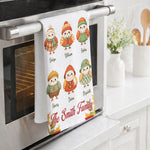 Fall Birds Thanksgiving Decoration - Personalized Kitchen Towel 4