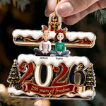 Family 2026 250 Years Of Freedom - Personalized Ornament 3