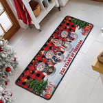 Family 250Th Anniversary Snowman - Personalized Runner Rug 1