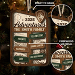 Family Adventure This Year - Personalized Ornament 5